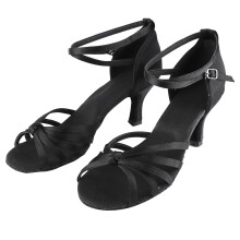 Chaussures de danse à brides ajustables à la cheville, chaussures de caractère légères pour des pirouettes fluides, semelles en daim
