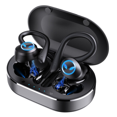 Ασύρματα ακουστικά PAVEOS Bluetooth5.1, IPX7 Αδιάβροχα ακουστικά αθλητικού τύπου On-ear με ήχο 1