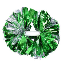 Personalize Your Cheerleading Experience With Metallic Foil Cheer Pom Poms, Appropriate Size For Comfortable Handling, And Plastic Material For