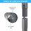 Aluminum Alloy Snap-In Pipe Adapter for V2 Rectangular Satellite Antenna 7