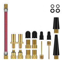 Inflator Kit With Ball Needle Nozzle, Ensuring Compatibility Across A Range Of Equipment, Corrosion-Resistant And Durable Construction For Longevity