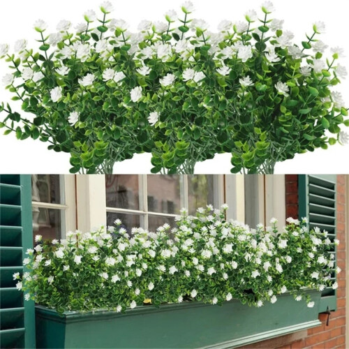 Poaug Fake Flowers Clearance8Pc Τεχνητό Λουλούδι Προσομοίωση Λουλουδιού Εξωτερικού Χώρου 1
