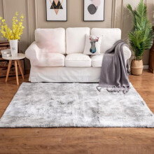Forzero lyxig fluffig matta 12x1,8 m, Shag inomhusmatta kompatibel med barnrum, barnrum, vardagsrum - extra mjuk fluffig plyschdekor