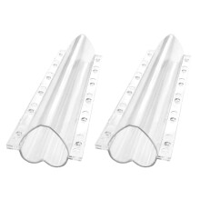 2 stuks groente- en fruitkweekmallen voor de tuin (hartvormig)