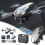 Drone Zeceouar με κάμερα FPV, αντίσταση στον άνεμο 3 καμερών, λειτουργία χωρίς κεφαλή, 1