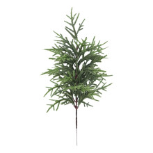 Galhos de cedro artificiais para decoração de Natal faça você mesmo, folhagem realista para arranjos de guirlandas e coroas, compatíveis com