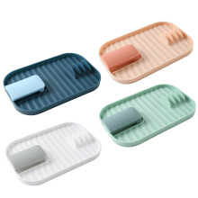 Guangmc4Pcs Suport pentru Capac Lingură Rest Pliabil Pan Pot Cover Rack Raft Stand pentru Bucătărie