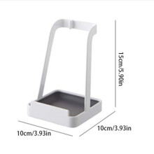 Nomeni Kitchen Drain Rack, wielofunkcyjny uchwyt do przechowywania łyżek i garnków z czajnikiem, oszczędzający miejsce uchwyt na pokrywkę,