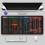 Mousepad Excel Short Cut, Tapete de Mesa Excel Short Cut, compatível com Excel, 90 x 40 x 0,2 cm 2