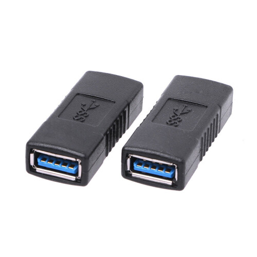 2 τεμάχια προσαρμογέα USB3.0 τύπου A θηλυκό σε θηλυκό, σύνδεσμος αλλαγής φύλου 2