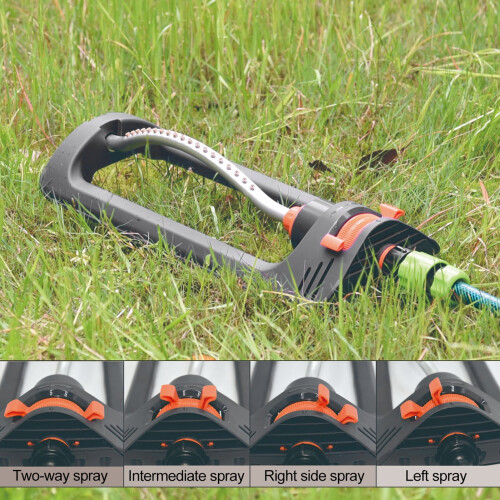 Yesbay Lawn Sprinkler Μεταλλικό Ταλαντευόμενο Ποτιστικό, Σωλήνας Κήπου, Ποτιστικό Νερού, 2