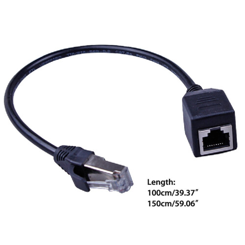 StoBays για PC TV Network RJ45Cat6 Επέκταση καλωδίου Patch Επέκταση Lan Αρσενικό σε Θηλυκό 2