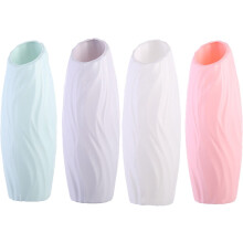 YULIJU4 Vasos altos de plástico para botões de flores, arranjo floral minimalista para centro de mesa.