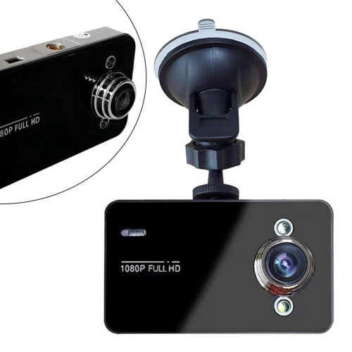 HD1080P DVR αυτοκινήτου με διπλό φακό, μπροστινή και πίσω κάμερα, εγγραφή βίντεο με