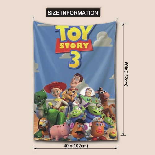 Ταπισερί Toy Story, Αδιάβροχο διακοσμητικό τοίχου από πολυεστέρα για υπνοδωμάτιο, 2