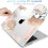 Capa rígida transparente para MacBook Air de 13,6 polegadas (modelos 2024 e 2022), compatível com os modelos A3113A2681 e M3M2. 3