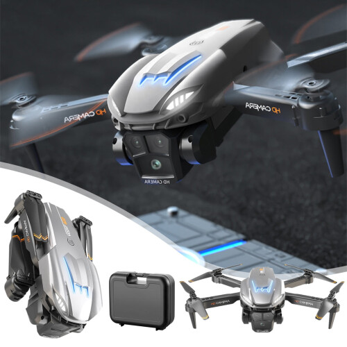 Drone Zeceouar με κάμερα FPV, αντίσταση στον άνεμο 3 καμερών, λειτουργία χωρίς κεφαλή, 2