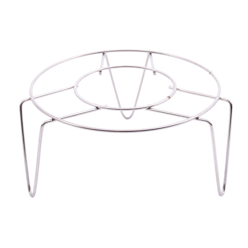 Support de cuisson vapeur en acier inoxydable, 7,6 cm de haut. 1