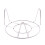 Support de cuisson vapeur en acier inoxydable, 7,6 cm de haut. 4