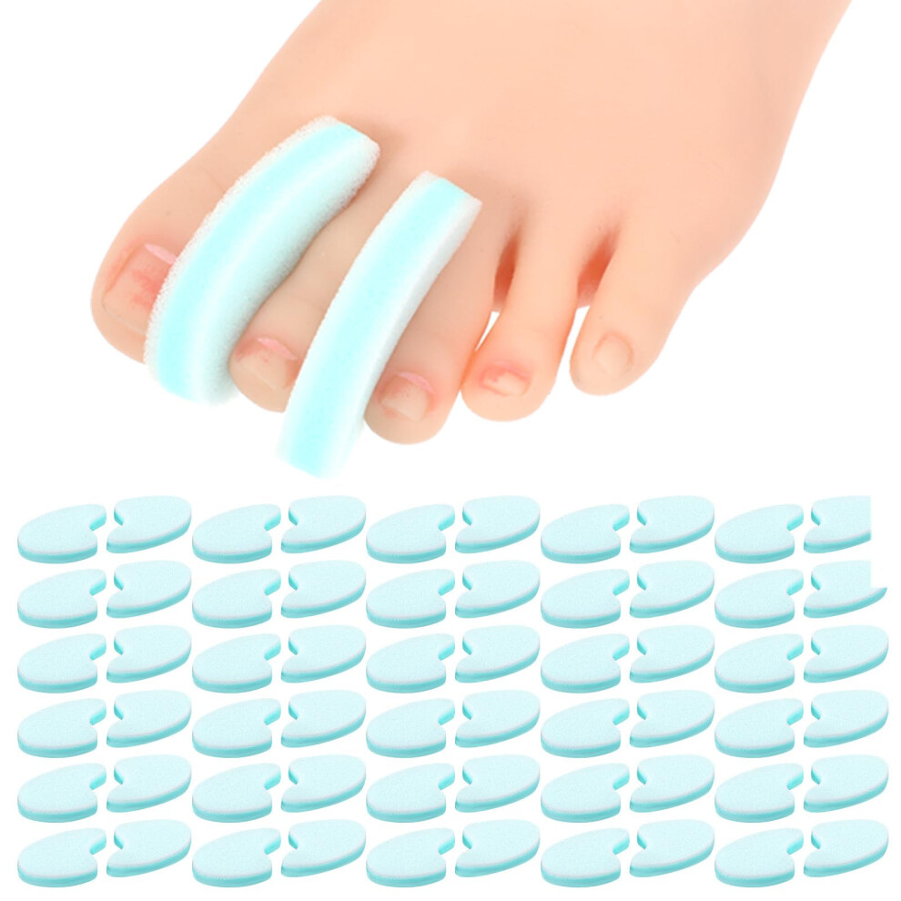 30 Pack Foam Toe Separators and Spacers for Bunions, Corns, Pain Relief Cushioning, Breathable