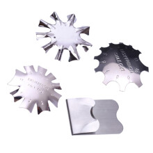 4pcs Nail Art Stamping Plates Reusable Stainless Steel Stencil Templates for Manicure