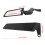 Paar schwarze 8–10 mm ABS+Glas drehbare Spiegel 2