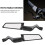 Paar schwarze 8–10 mm ABS+Glas drehbare Spiegel 7