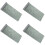 4 Sheets Sheet Glitter Pu Bow Tie Meal A4 5
