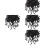 2000 Pcs Screw Cover Safety Mask Pvc Thread 6