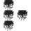2000 Pcs Screw Cover Safety Mask Pvc Thread 7