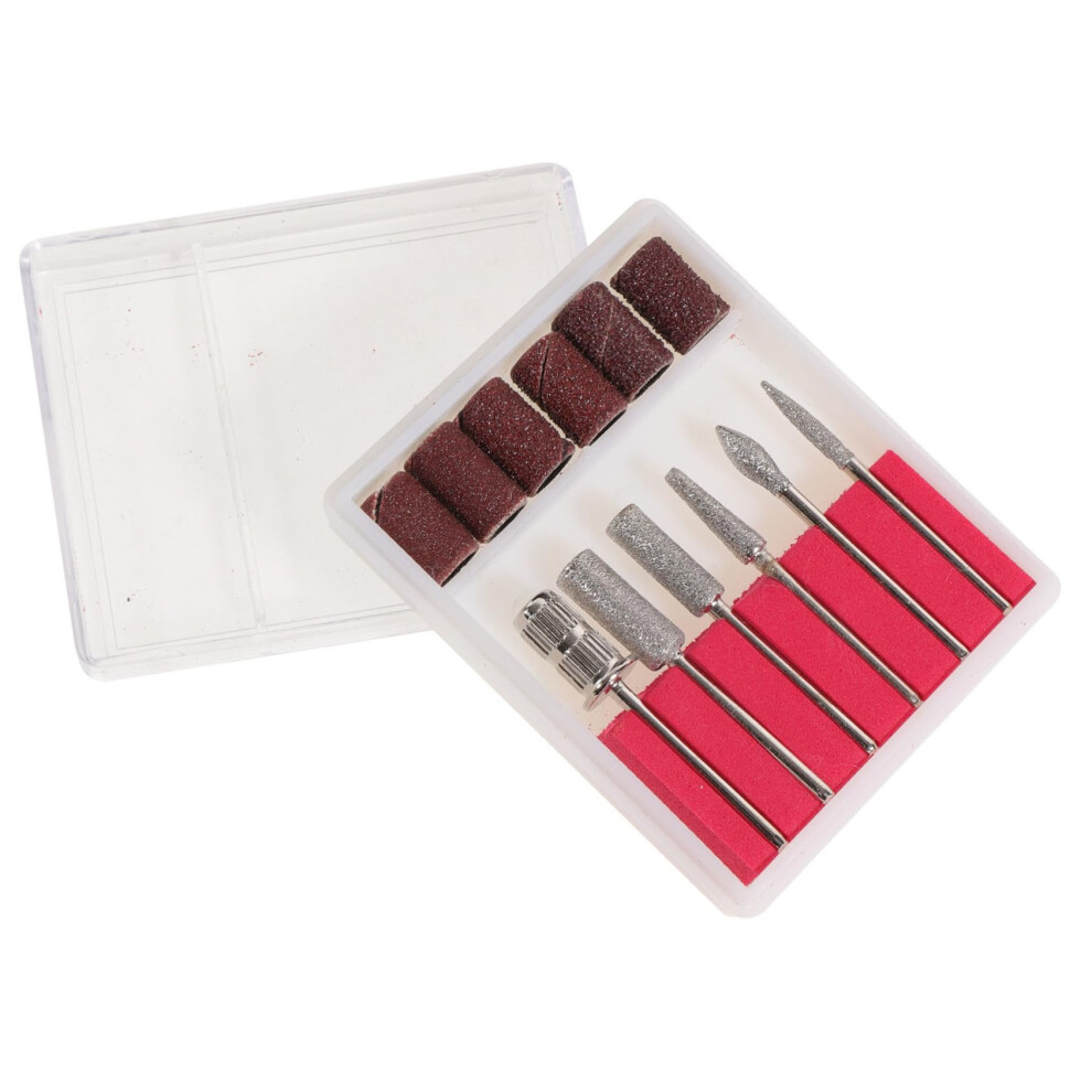 Tungsten Nail Drill Bits Set for Manicure Pedicure,  Wear Resistance, Cuticle Cleaning