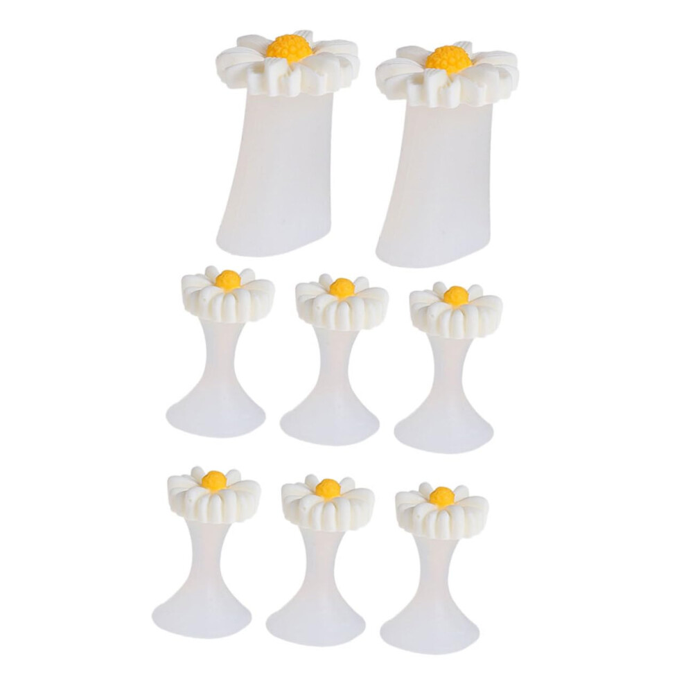 8Pcs Silicone Toe Separators for Pedicure Nail Art Soft Comfortable Toe Spacers for Foot Care
