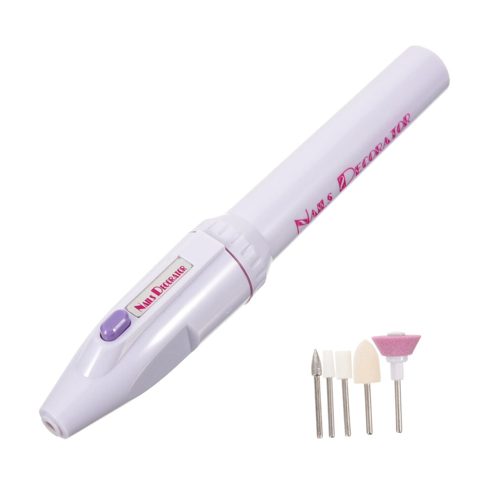 Electric Nail Drill for Acrylic and Gel Nails, Lightweight Ergonomic Nail File for Manicure and Pedicure