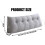 Headboard Pillow Wedge Cushion with Lumbar Support for Bed Backrest, Triangular Upholstered Bolster, 100x50x20cm 5