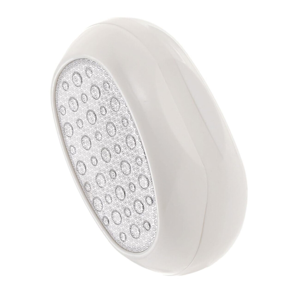 Foot Callus Remover with Ergonomic Grip, Reusable Pedicure Foot File for Smooth Feet, White