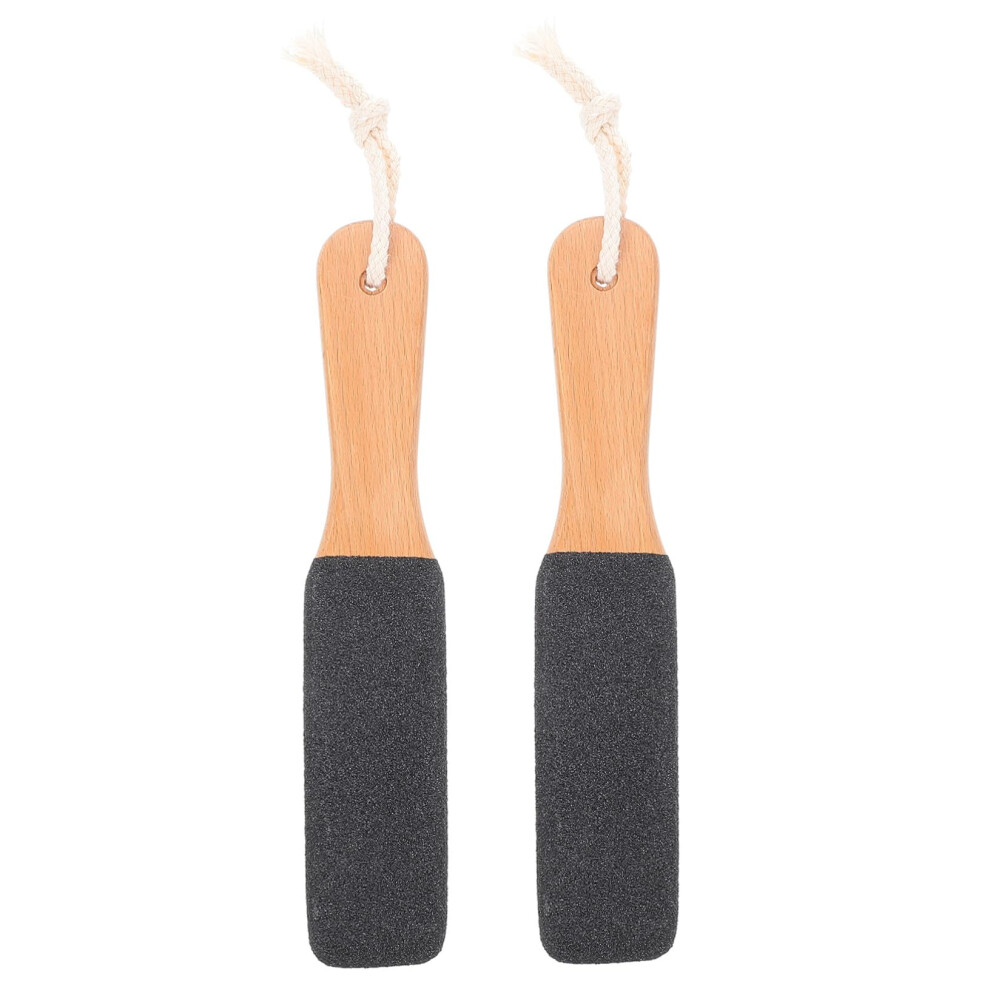 Wooden Foot File DoubleSided Callus Remover for Dead Skin Pedicure and Smooth Feet