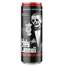 Bones Coffee Company Ready to Drink Cold Brew Coffee Can, Holy Cannoli, 11 fl oz