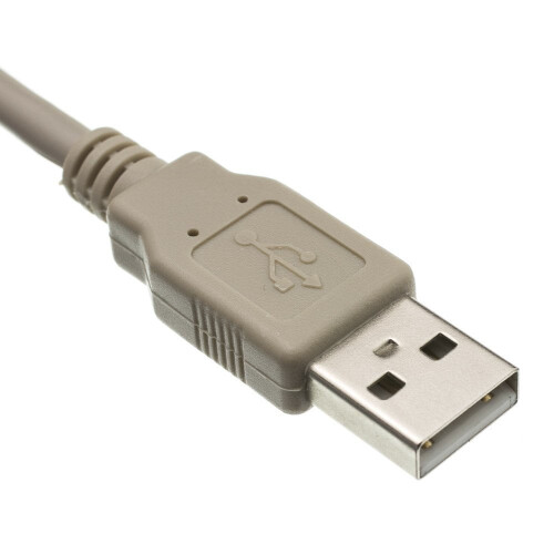 Καλώδιο USB 3 ποδιών για τον ασύρματο εκτυπωτή Brother - All-In-One MFC-J475DW, μπεζ ή λευκό 2