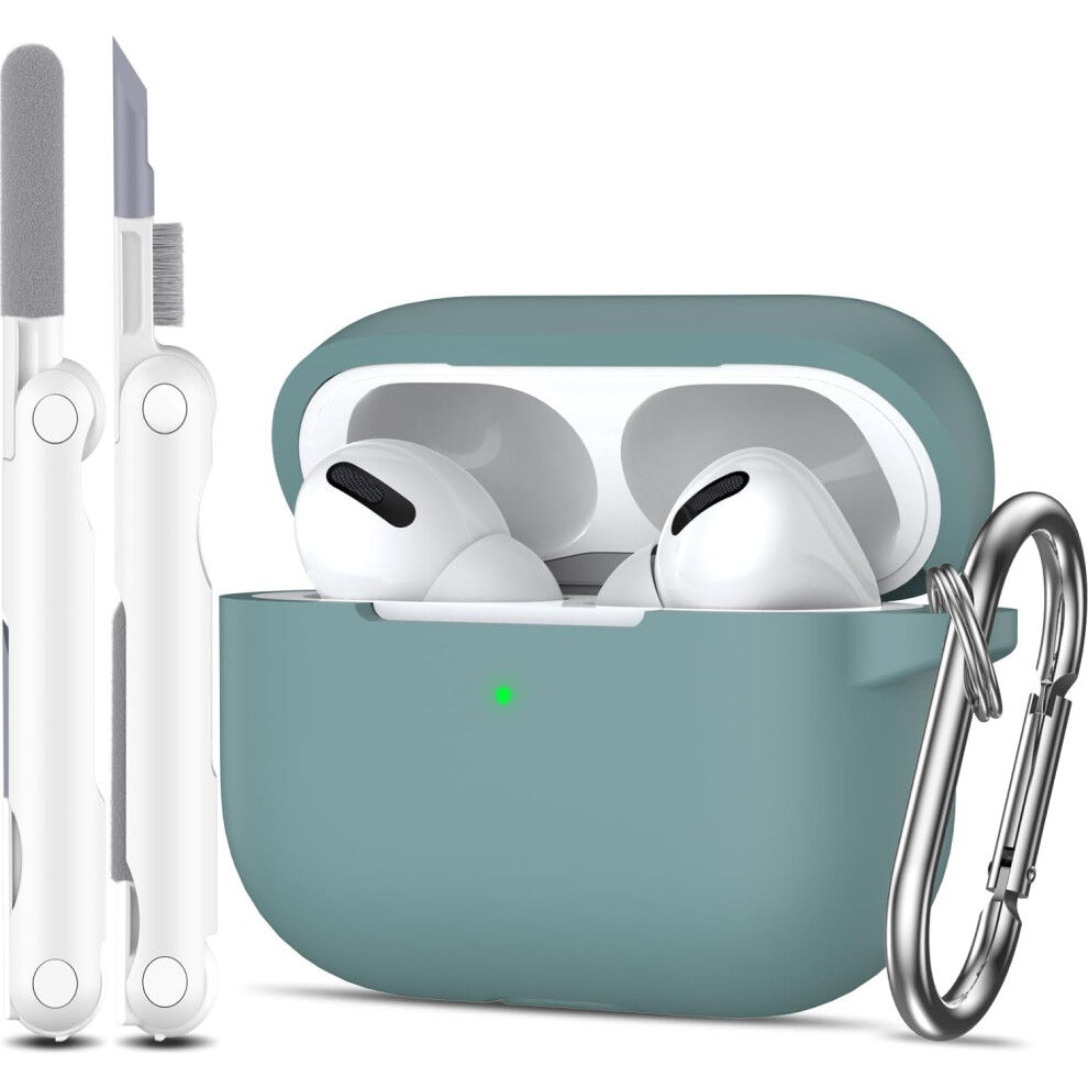 For Compatible With Airpods Pro Case Cover, Military Grade Anti-Fall Soft Silicone Shock-Absorbing Protective For Compatible With Airpods Pro 9048212110101