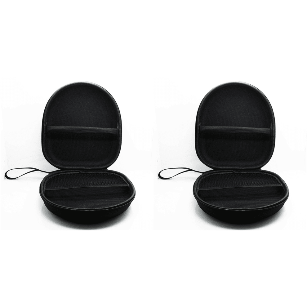 2Pc Hard Case Storage For Headphones Earphone Cable Earbuds Carrying Pouch Bag Sd Card Hold Box Black 9048212110118