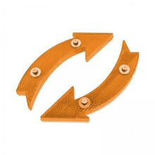 GARENDE 5x2Pcs Bike Wheel Reflectors Bike Spoke Reflectors for Mountain Bike Road Bike Yellow 5 Pcs