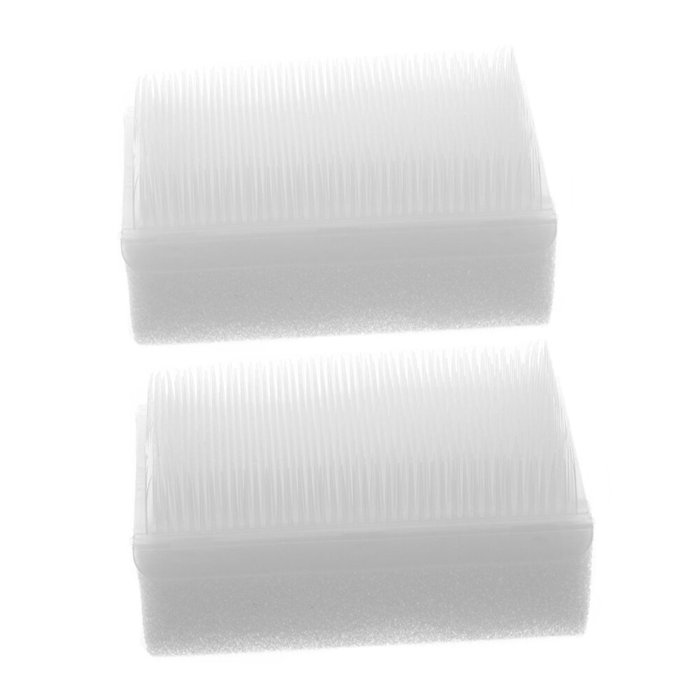 2pcs Medical Grade Dual Sided Nail Cleaning Brush with Soft Sponge for Deep Crevice Scrub
