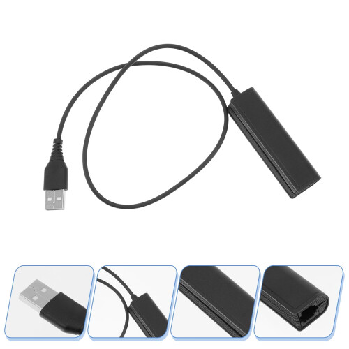 Eease RJ9-auf-3,5-mm-Headset-Adapter-USB-Konverter 1