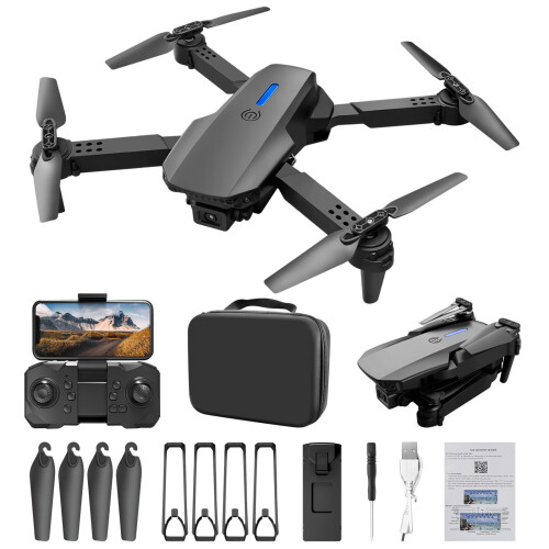 Εκπαιδευτικό παιχνίδι FPV Drone Jacenvly με κάμερα 1080P, τετρακόπτερο RC 2.4G WiFi, διατήρηση 2