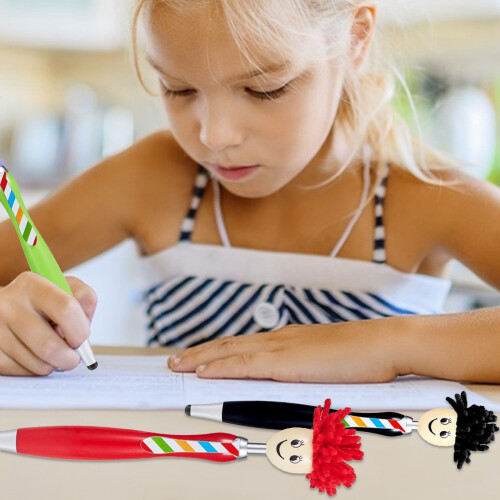 5Fun Pens Fluffy Doll Pen Screen Touchs Αντικαταστάσιμο Ball Pen 1ml Σχολικό Γραφείο Απαραίτητα 1
