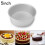 Forma redonda de alumínio para bolo e pão de 12,7 cm (5 polegadas), ideal para assar e cozinhar. 1