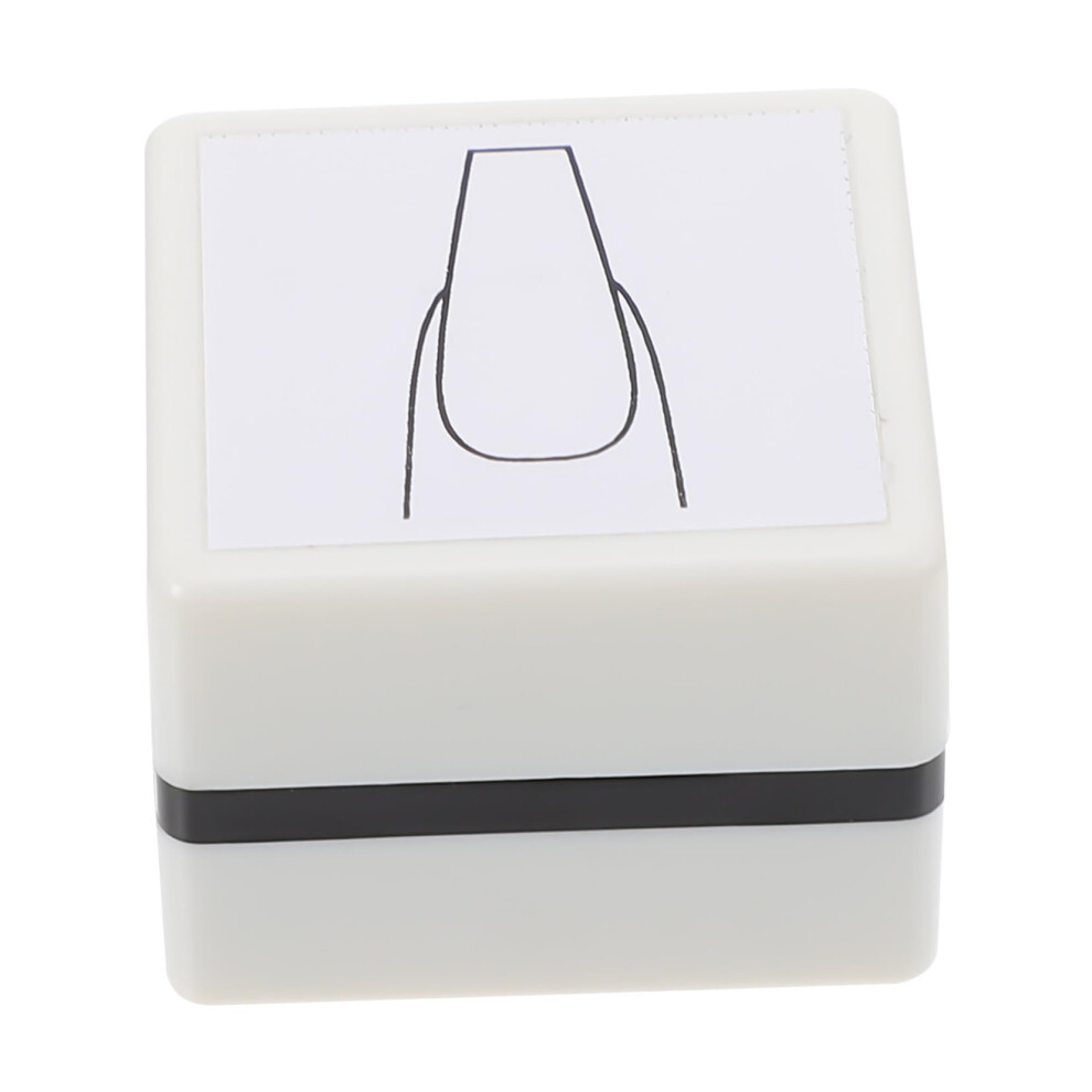Nail Art Stamper with Smooth Surface, Reusable Manicure Practice Tool for Salon and Home Use