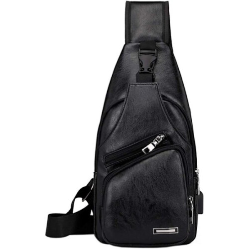 Δερμάτινη τσάντα ώμου Sling Crossbody για άνδρες και γυναίκες, μικρή τσάντα ώμου στο
