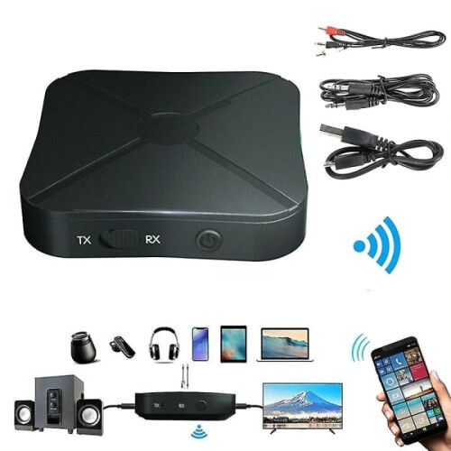 Ασύρματος προσαρμογέας πομπού Bluetooth 2 σε 1 για στερεοφωνικό ήχο τηλεόρασης-Xin 1