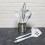 Chef Craft Premium Silikon-Schneebesen, 26,7 cm, Grau 6